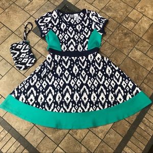 Pogo Club of NY Dress & Matching Wristlet